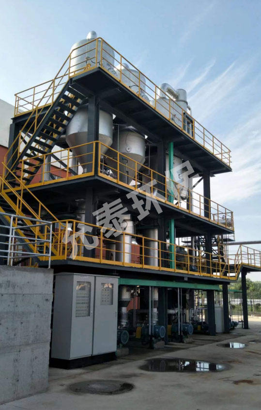 135t/D物化高盐废水  三效强制循环蒸发器成套系统