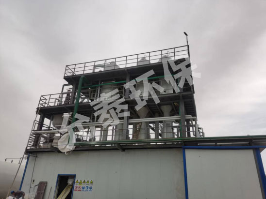 105t/D 醋酸钠、硫酸钠高盐废水  三效强制循环蒸发器成套系统